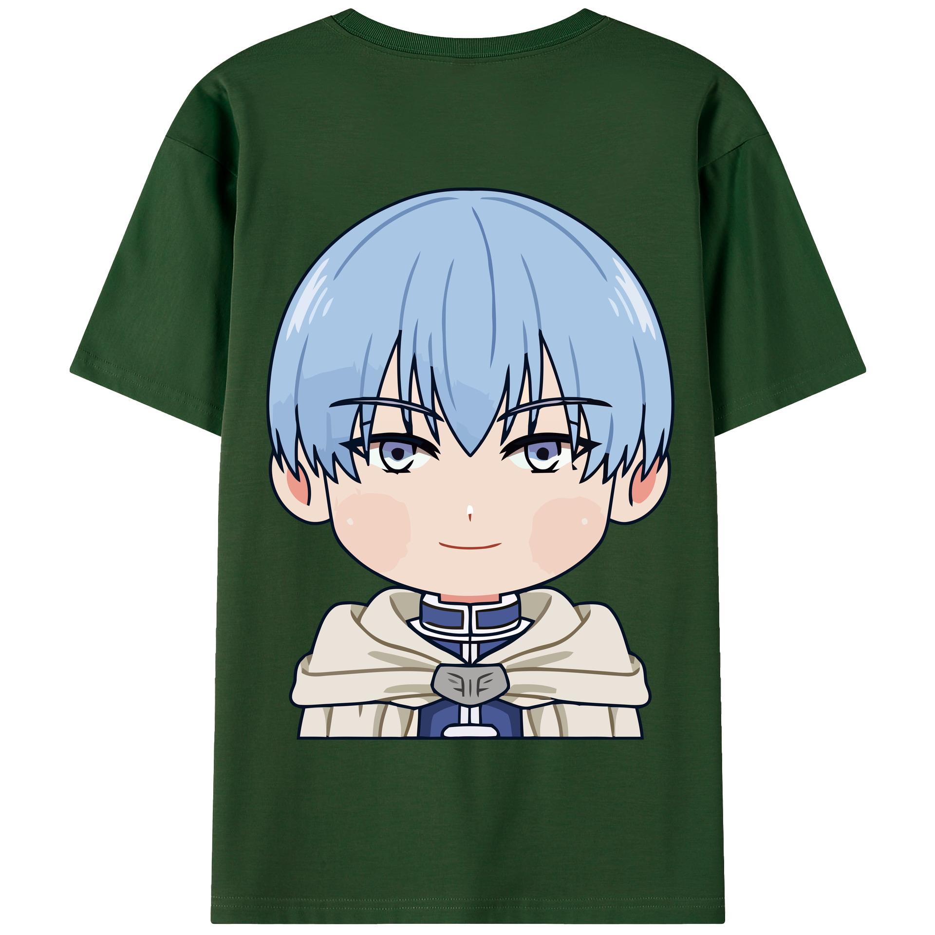 （画像用） 葬送のフリーレン Frieren 綿100％半袖Tシャツ（背面プリント）